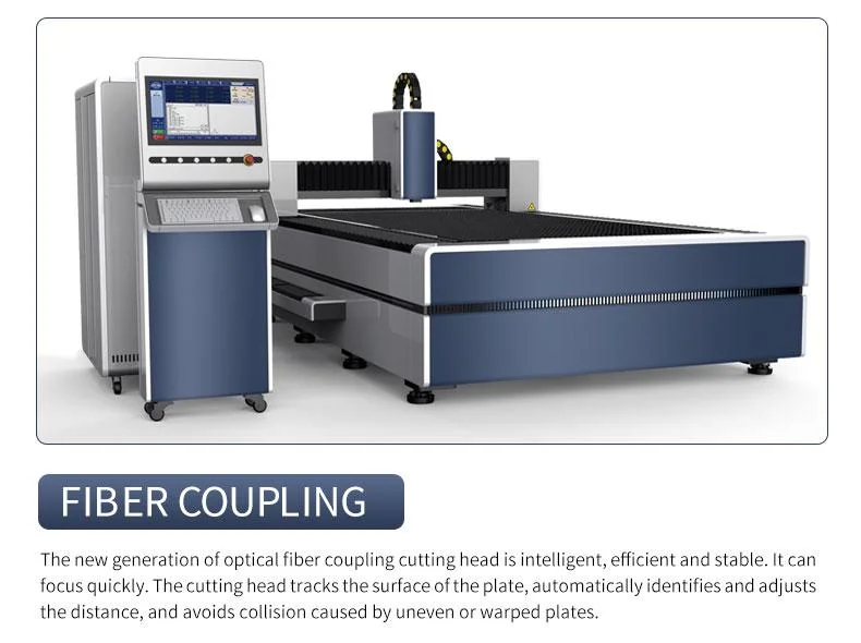 CNC Fiber Laser Cutting Machine for Carbon Steel, Stainless Steel